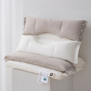 Wholesale New Double Layer Pillow Pillow Core Cervical Spine Protection Sleeping Household Adult Pillow Sleeping Removable Health Care Pillow for Hair
