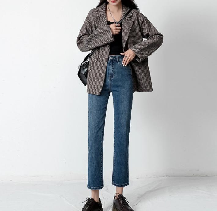 레트로 블루 바지