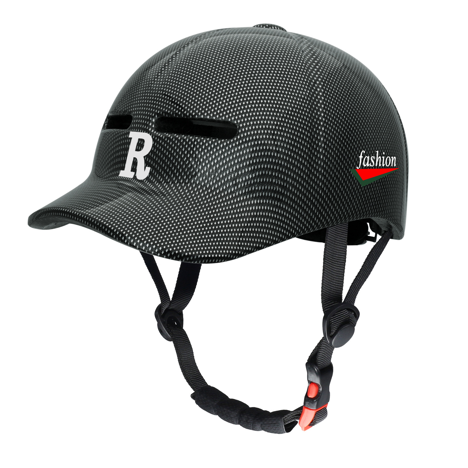 Gorro de pico de pato moldeado de una pieza para ciclismo, desplazamientos, casco para scooter eléctrico para todas las estaciones, patineta, patinaje sobre ruedas, béisbol