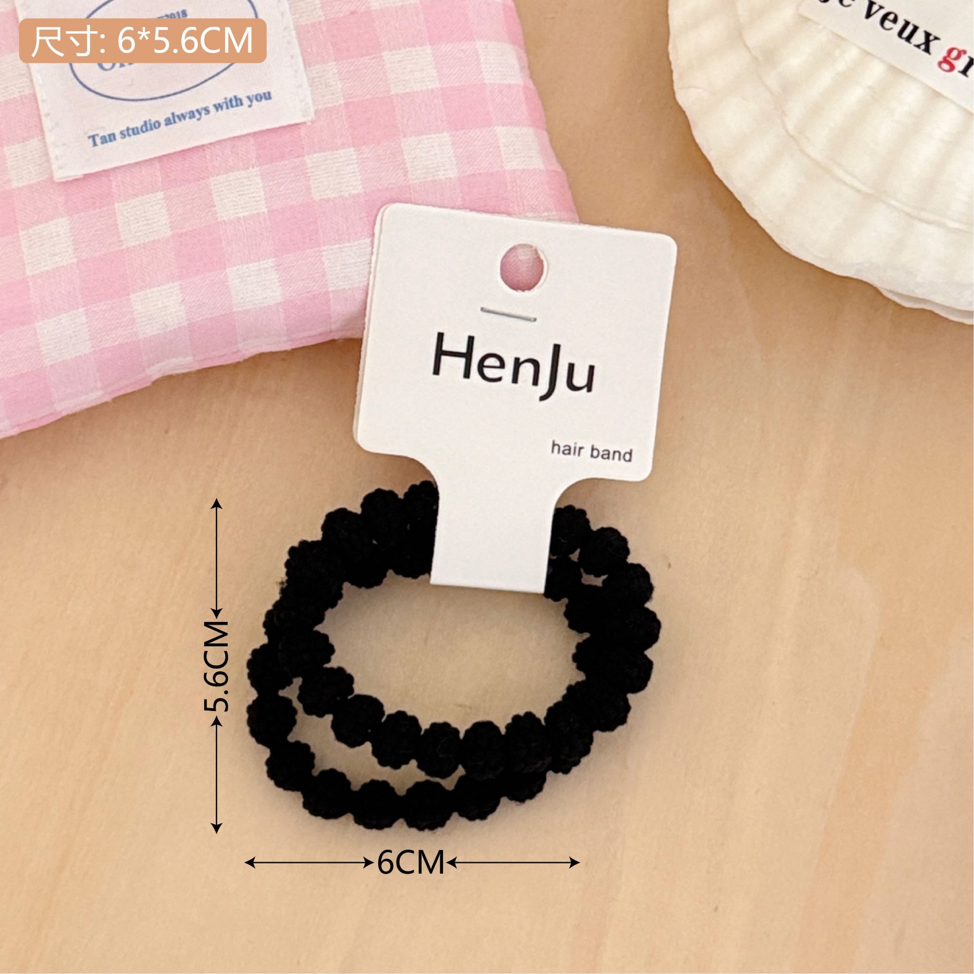 Estilo coreano cuerda de pelo Internet celebridad alta elástica cuerda de pelo adulto lazo pelo multi-Strand banda de pelo básico todo fósforo accesorios para el cabello banda de goma Simple