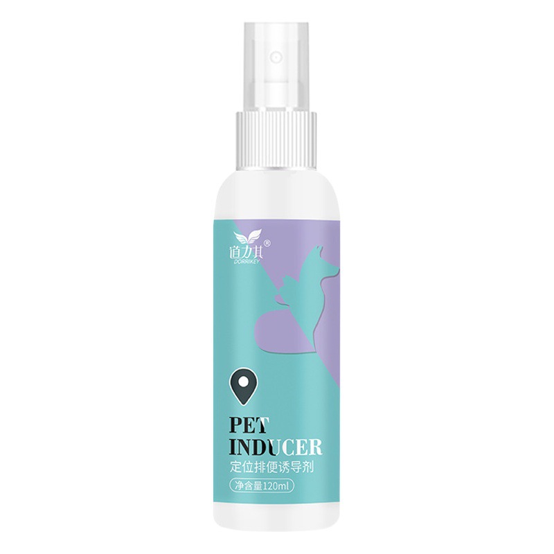Directo de fábrica Inductor de la defecación de mascotas 120ml perro gato inodoro inductor orina y orina posicionamiento entrenamiento inodoro spray