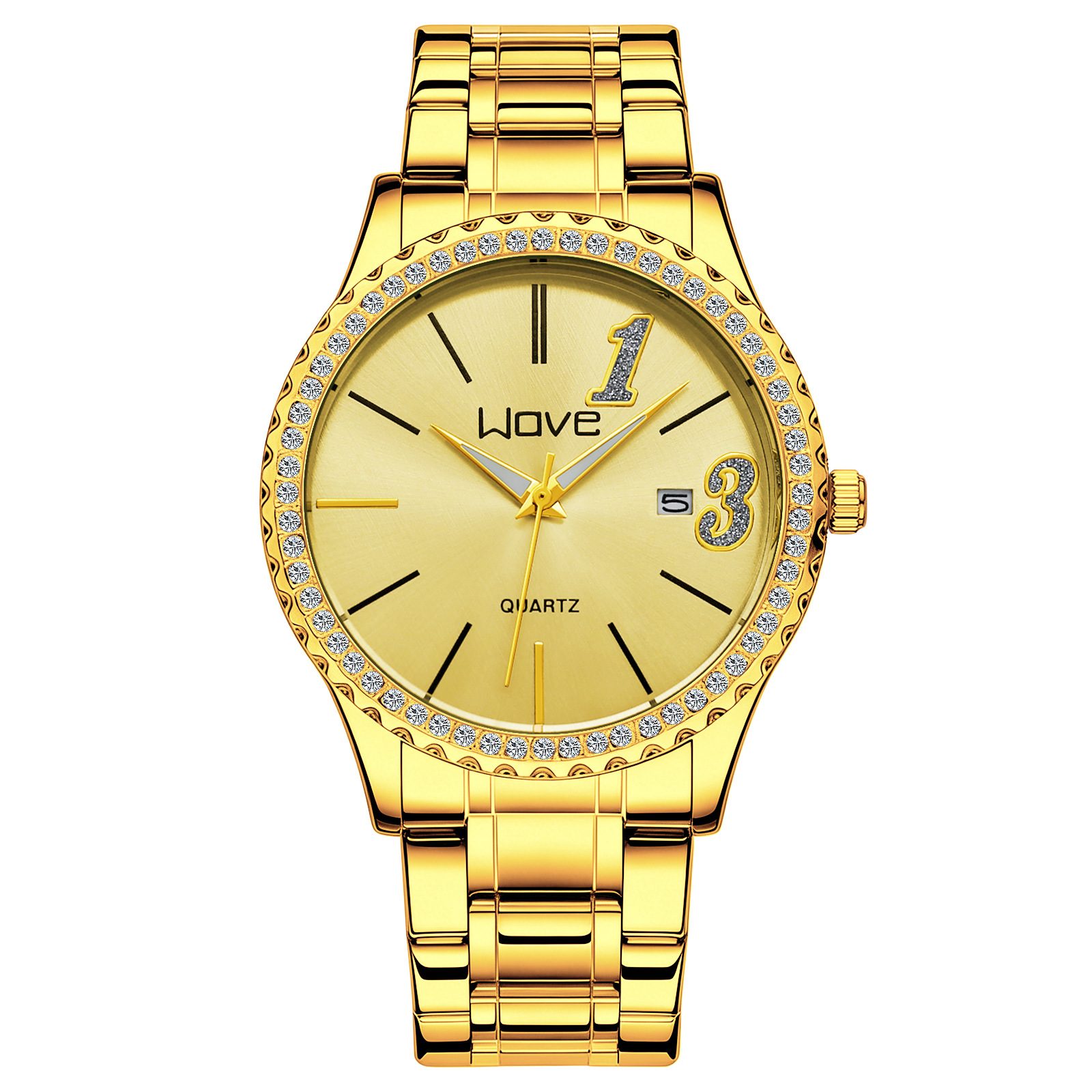 Herr- och damklocka med quartzverk och lysande urtavla_voghion.com