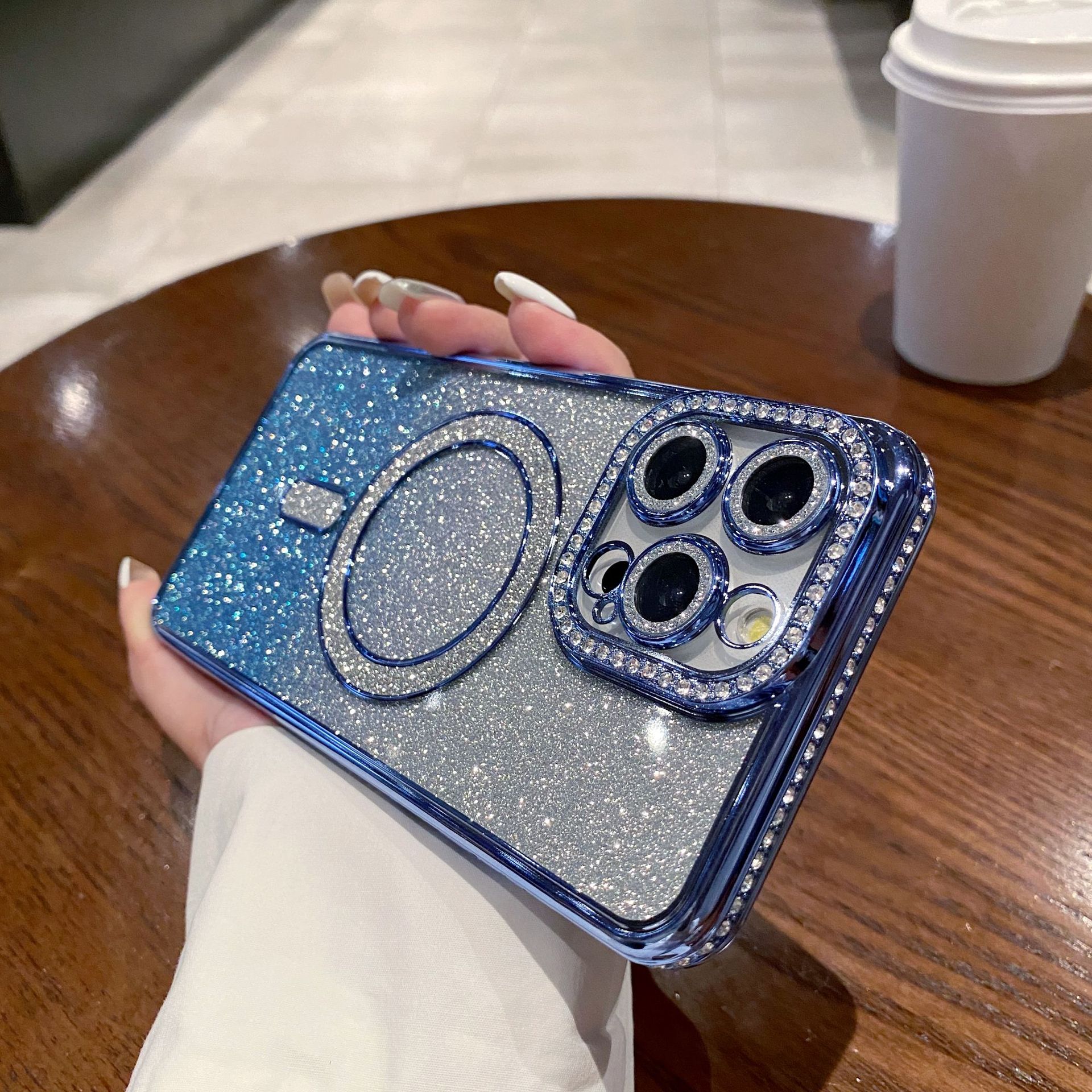 파 피크 블루 [마그네틱 그라데이션 반짝이]