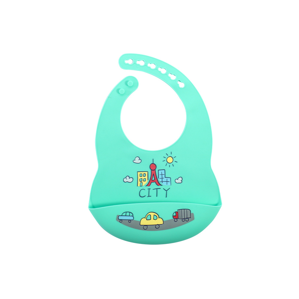 청록색 철탑 박 턱받이