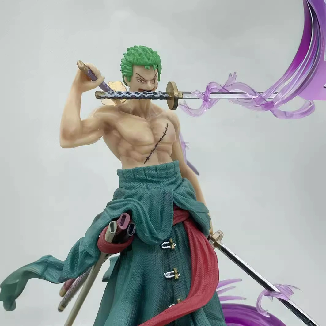 Фигура (One Piece) Зорон PVC-статуя фантазийная, 23 см, сценарий с двумя головами, цветная коробка