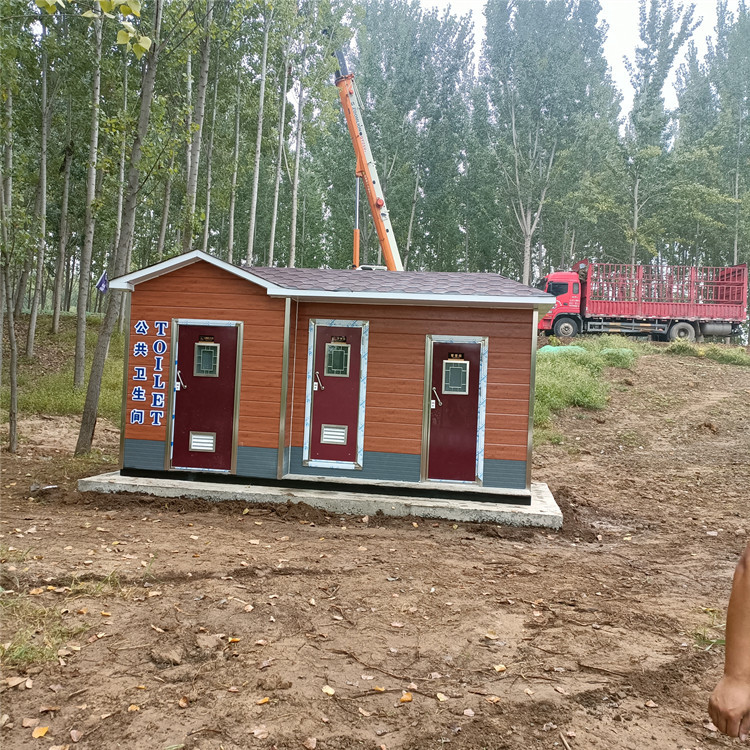 户外移动厕所环卫公共卫生间金属雕花板公厕工地学校简易洗手间