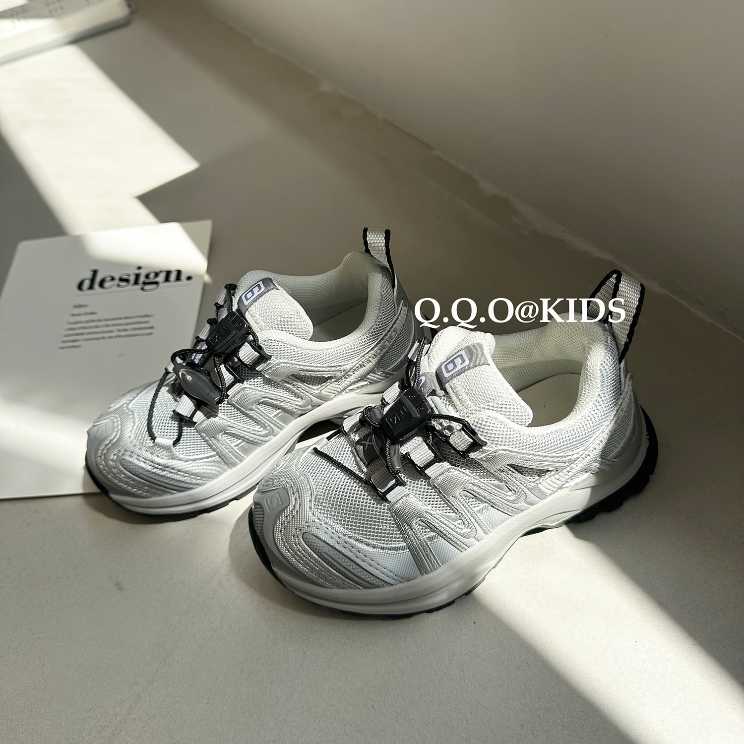 QQO Kinderschoenen 2023 Herfst en Winter Nieuwe Kinder Ademende Outdoor Sportschoenen Heren en Dames Mesh Dad_voghion.com