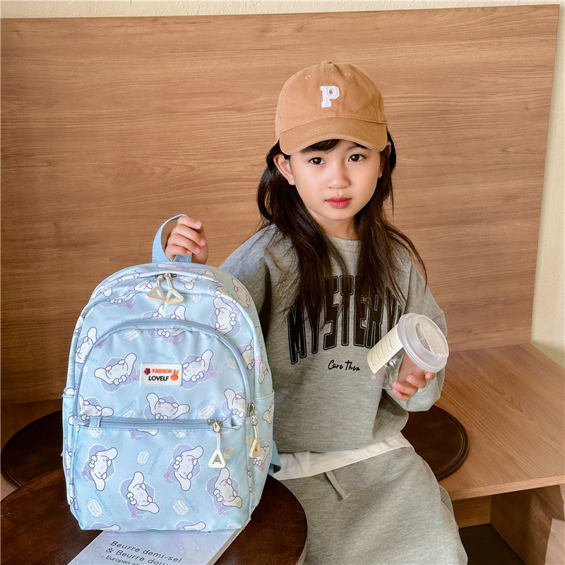 Cross-border new style cartoon KoroMi backpack cute girl school bag kindergarten bag cartoon casual backpack 