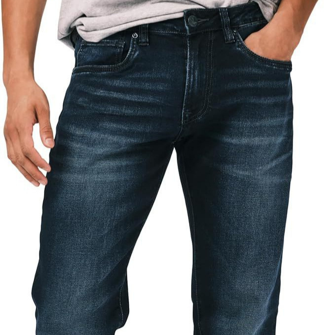 2026 New Cross-Border Men's Jeans, Men's Stretch Slim-Fit Denim Trousers