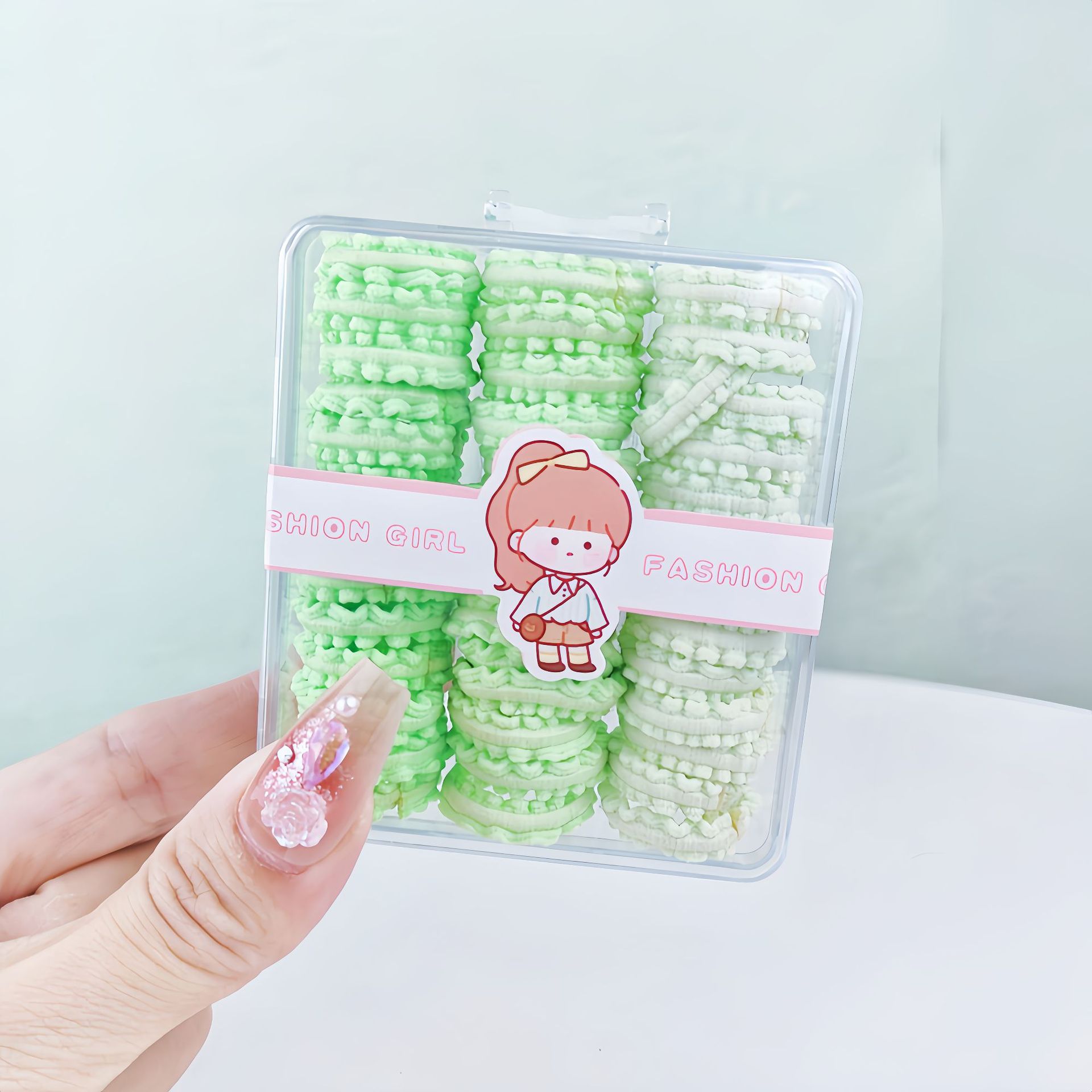 Niños de alta elasticidad no lesionar banda de goma para el cabello coreano para el cabello bebé anillo de cabello princesa adorable joyas para el cabello de niña