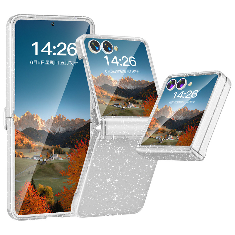 Samsung 携帯電話保護ケースに適しています ZFlip7 携帯電話ケースに適しています 折りたたみスクリーン PC オールインクルーシブ分割上下フリップ|undefined