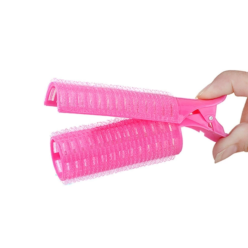 Curly bangs, self-adhesive plastic hairgrip, adds volume
