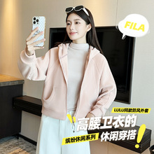 工厂lulu外套连帽衫女奥粒绒2025秋冬新款加厚宽松慵懒风小个卫衣