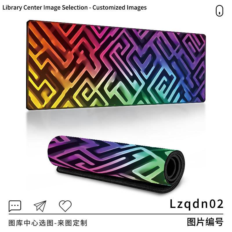ソースメーカー卸売および小売マウスパッド大型デスクパッド厚みのあるエッジコンピュータキーボードパッド創造的な個性|undefined
