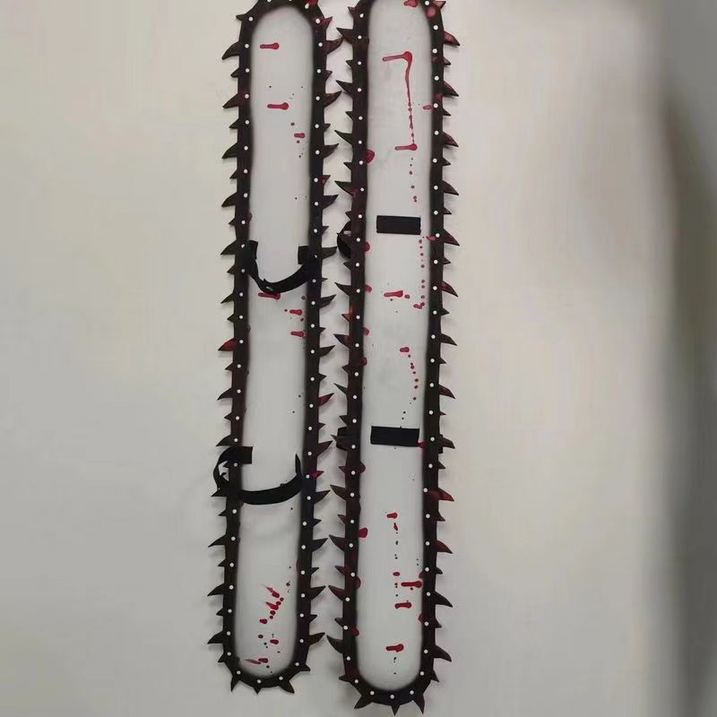 チェーンソー人ポチタマスクハロウィーンホラーロールプレイ密室小道具ラテックスcos電気マスク