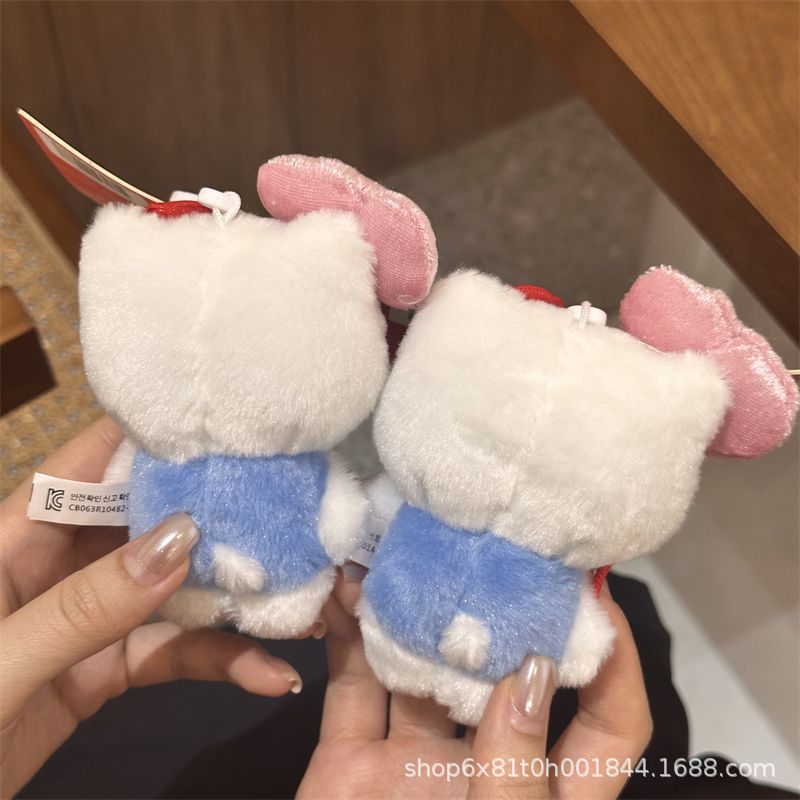 新しいハローキティのペンダントkt猫のぬいぐるみのケイティ猫のカバンに飾られたキーホルダーのペンダント人形|undefined