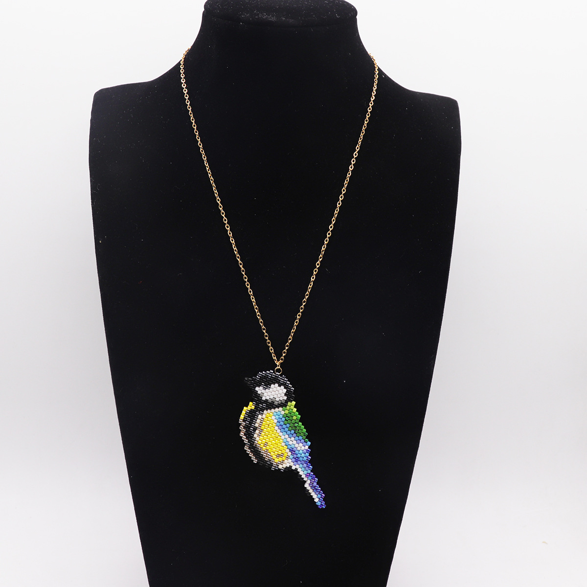 Electroplated Gold Plating Process Golden Plated Plating Material Artistic Animal Bird Alloy Plating Women's Pendant Necklace