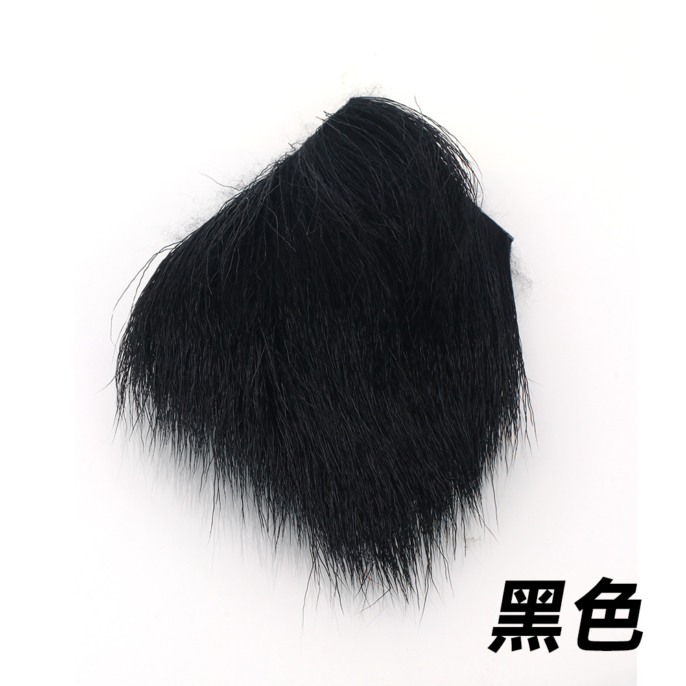 Bloque de pelo de ciervo pesca con mosca Luya cebo material vinculante pelo de ciervo Gancho mosca gancho de pelo material de gancho seco material de gancho 5*5cm