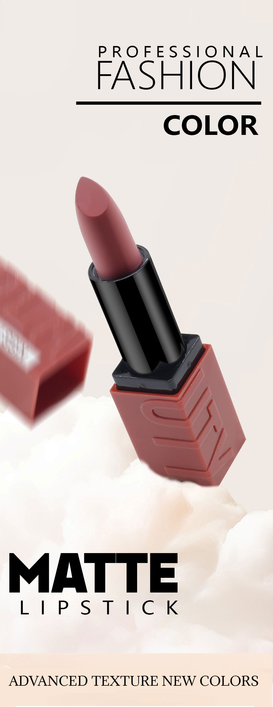 Full-service foreign trade beauty cross-border e-commerce lipstick matte moisturizing moisturizing matte lip makeup wholesale details Picture