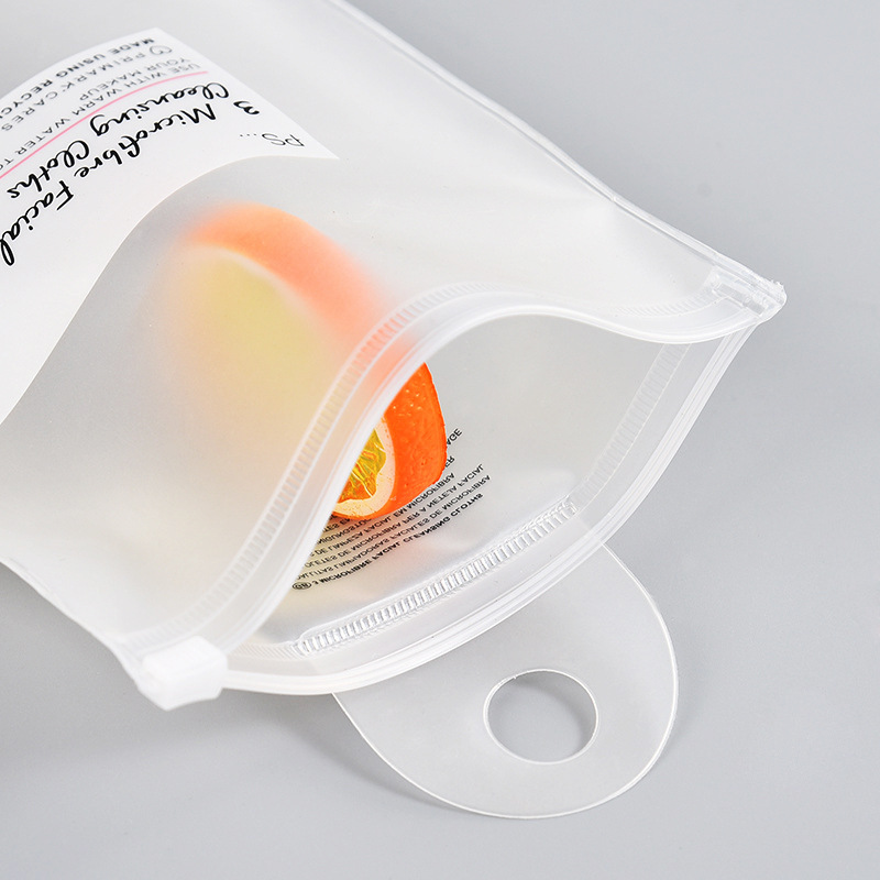 磨砂EVA面膜毛巾拉链袋 透明EVA服装包装收纳袋 塑料EV