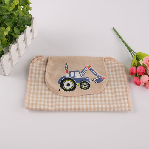 Baby back sweat towel summer children's pure cotton kindergarten girl baby thin gauze pad sling