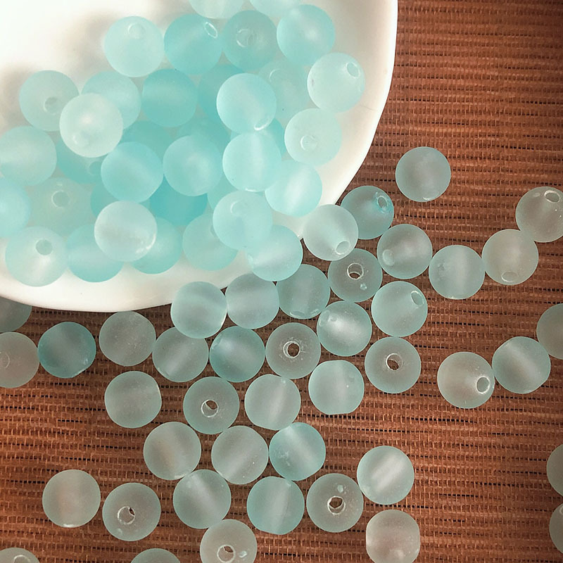 

Unisex 8mm Rubber Matte Matte Beads Acrylic Handmade Beaded Diy Bracelet Accessories Material