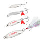 Metal Spoons Fishing Lures Leech Flutter Spoon Fresh Water Bass Swimbait Tackle Gear