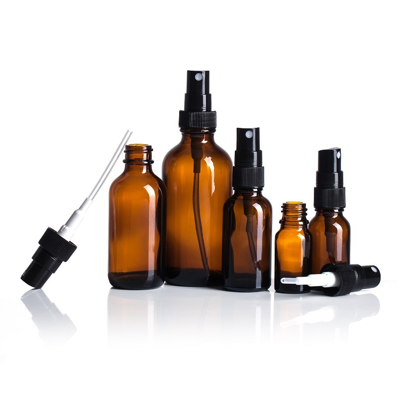 60ml茶色玻璃喷雾瓶化妆品旅行分装瓶酒精消毒小喷壶分装神器便携