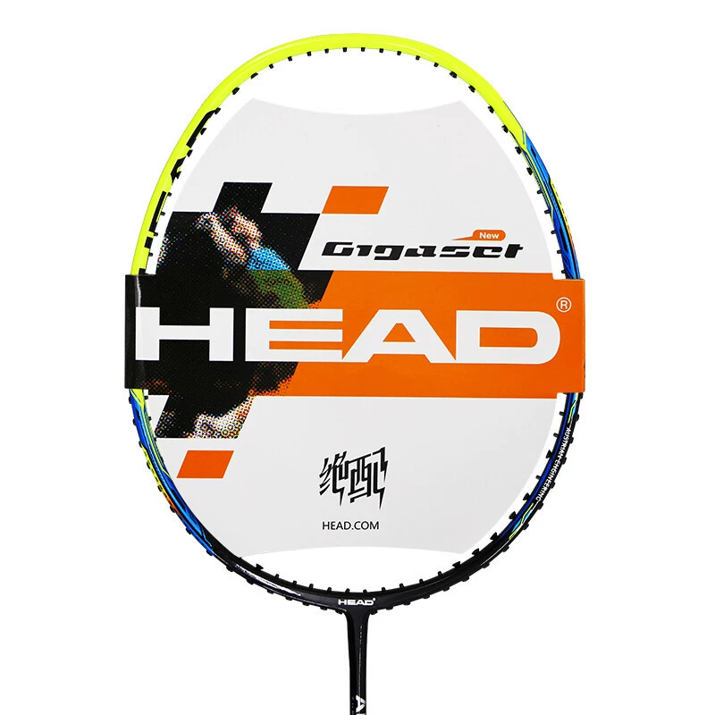 Ракетка для бадминтона Hyde full carbon 4U, матч, комплект ракеток ALLPLAY T200 неоново-зелёный