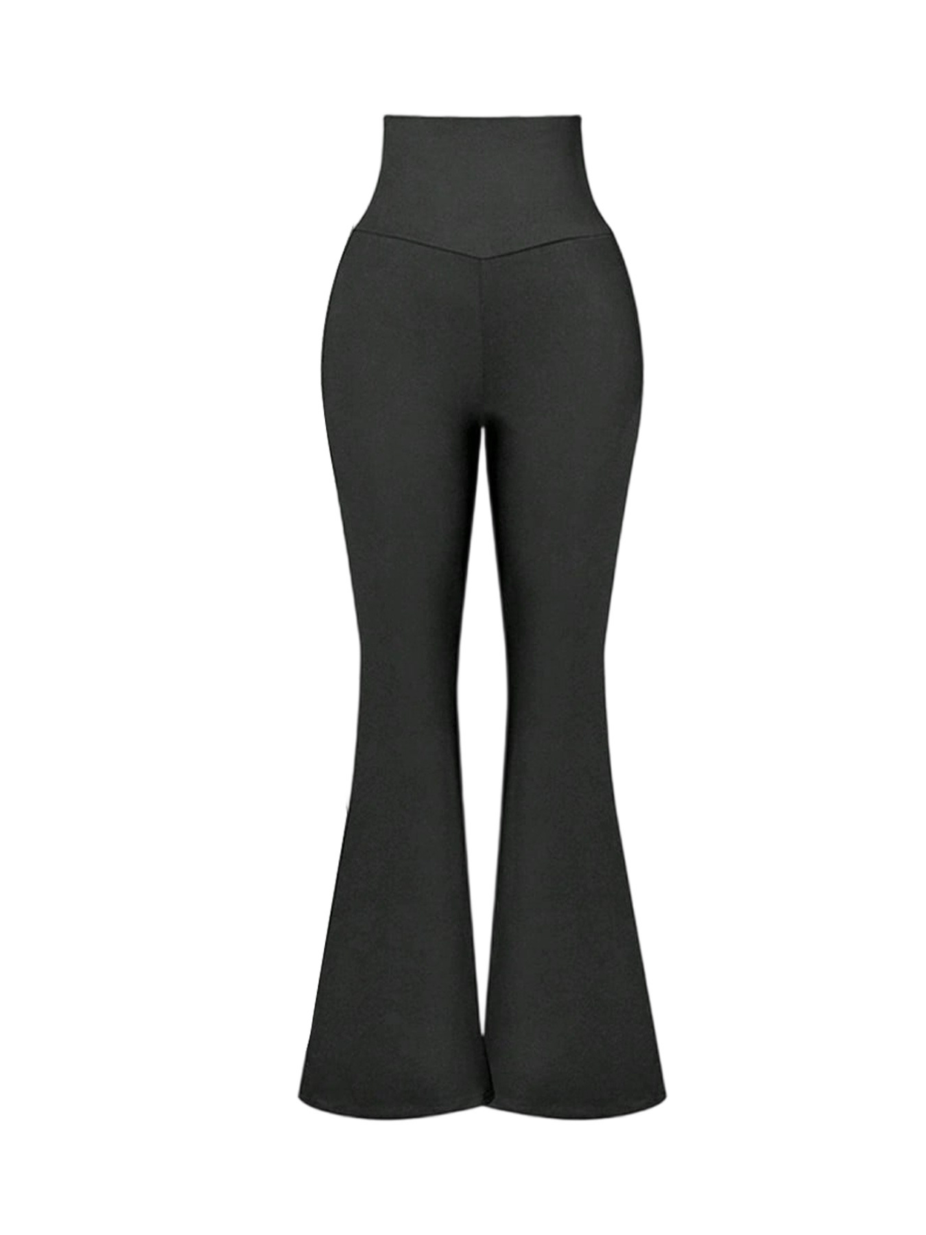 Women's Clothing High-Waisted Flared Pants Women's Spring/Summer Casual Sportswear Cropped Short-Sleeved Multi-Occasion Style_ecoleips.com