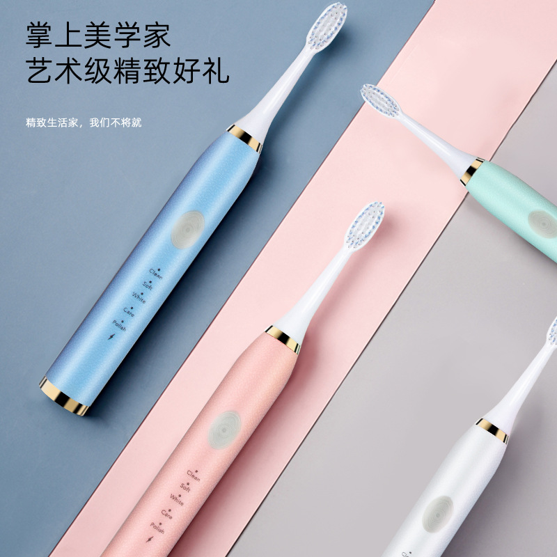 Hilton Electric Toothbrush Adult Smart Sonic Waterproof USB Charging Manufacturer Wholesale