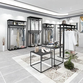 服装陈列架;衣帽架;服装展示柜