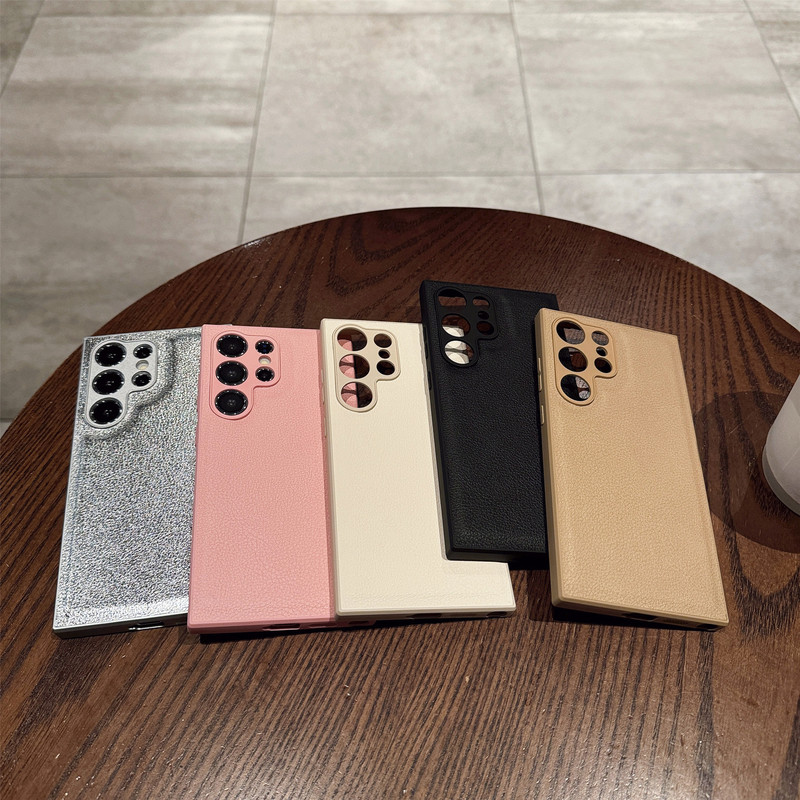 Suitable for Samsung S25Ultra Mobile Phone Case S25+ High-End Leather Pattern Samsung S23/S24 Full Cover Suitable for Samsung S25Ultra Mobile Phone Case S25+ High-End Leather Pattern Samsung S23/S24 Full Cover