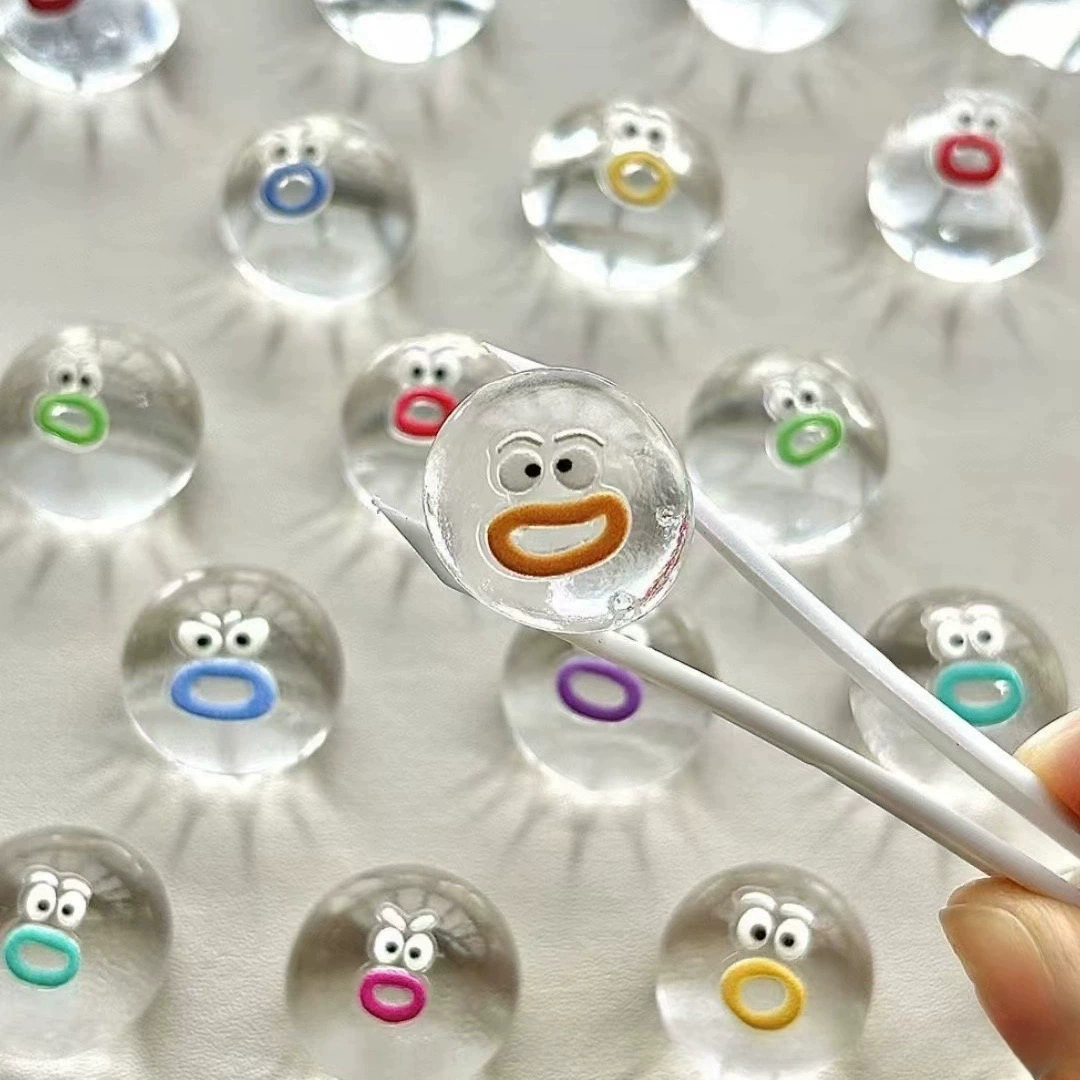 Щепотка прозрачная сумка для выражения малого носа мультяшный маленький клей мягкий клей щепотка