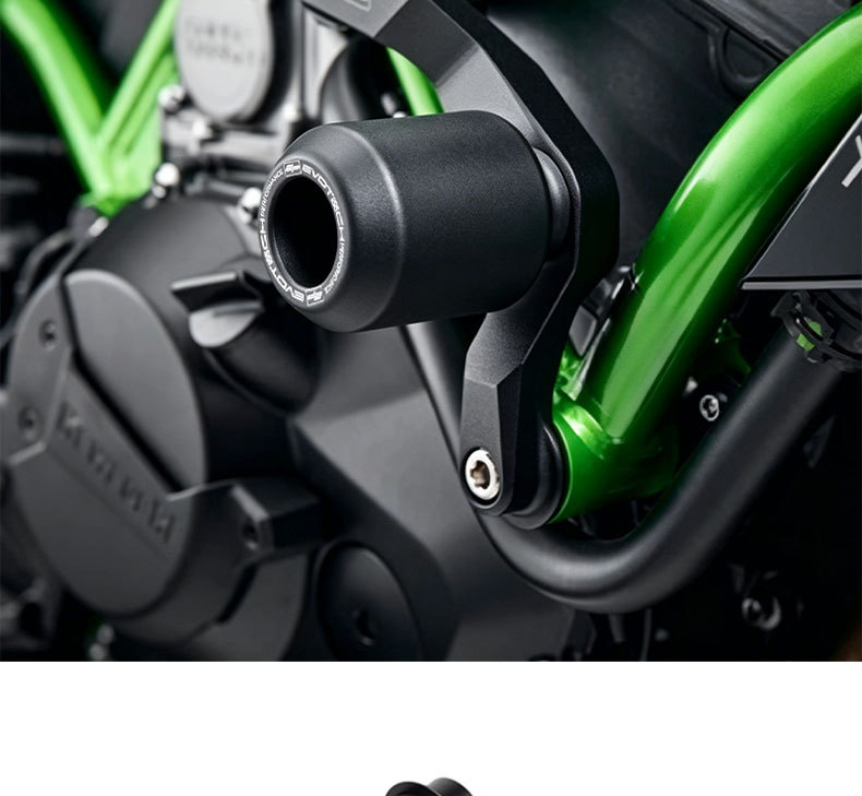 Suitable for Kawasaki Zh2/Zh2 Se New Modified Ep Body Anti-Fall Ball Aluminum Alloy Engine Protection Bar Accessories