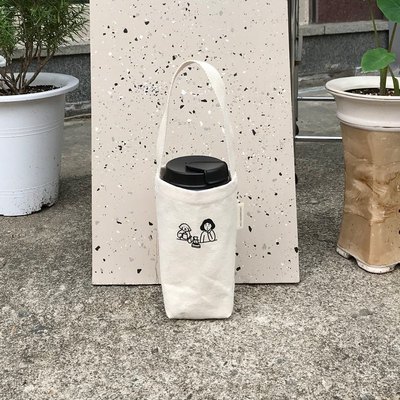 INS leche té bolso lona protección del medio ambiente cubierta de la taza de vacío cubierta de la taza de vidrio leche bolsa de té de lona