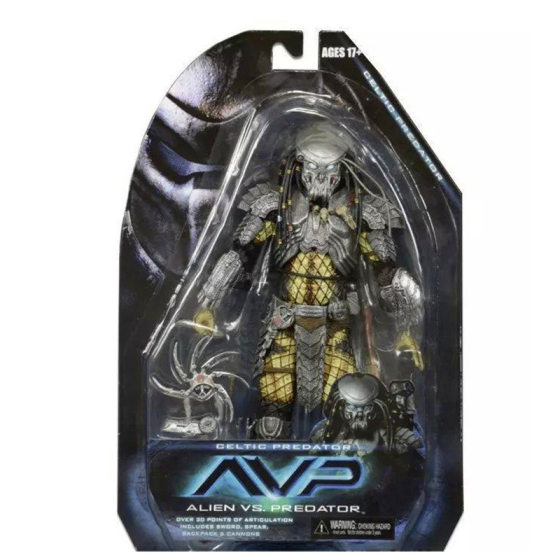 In stock NECA Iron Warrior AVP Iron Blood 15 wave scar 14 wave cat face Celtic movable 7-inch hand-made model