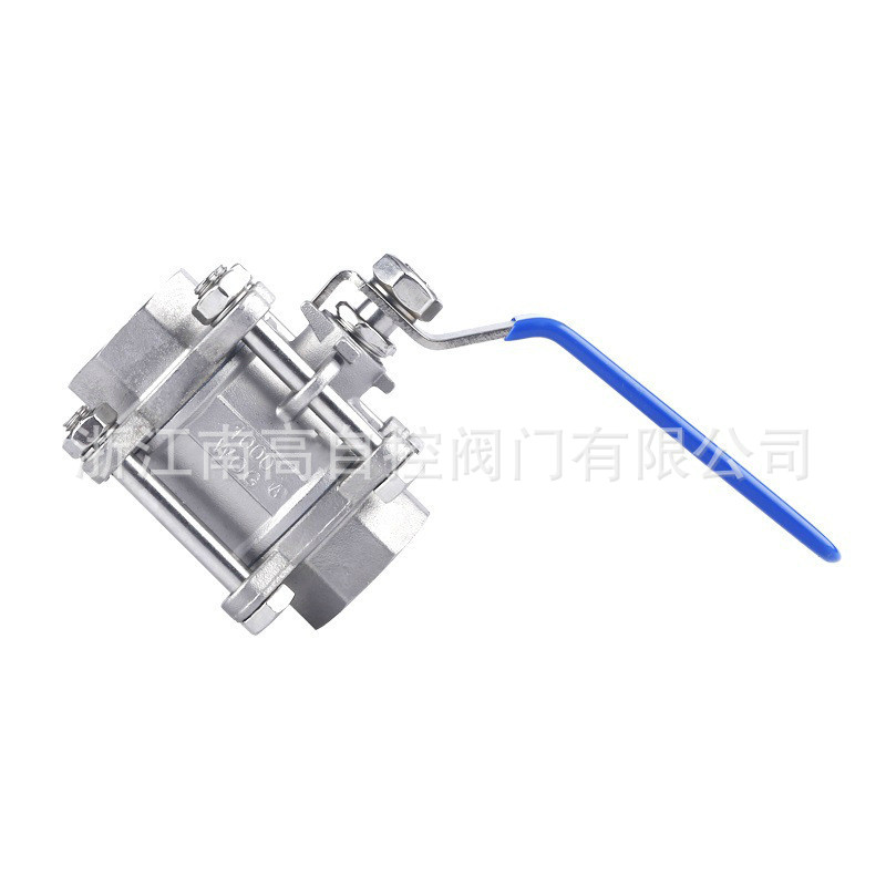 二片式内外丝球阀Q11F-16P不锈钢丝扣球阀外螺纹自来水阀