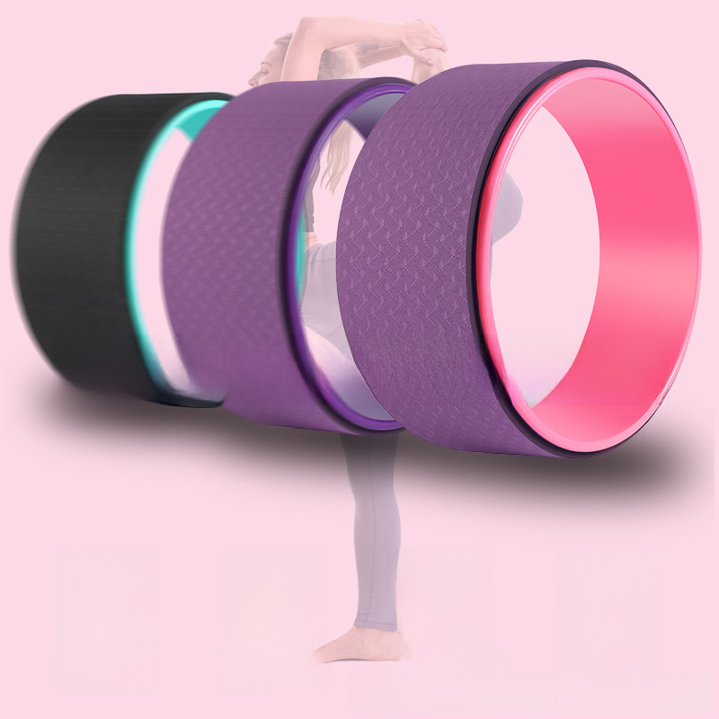 瑜伽轮 Yoga Circle Exercise Aerobic Backbend Bending Assistant Home Stretch Beginner Open Back Roller Pilates Ring 2
