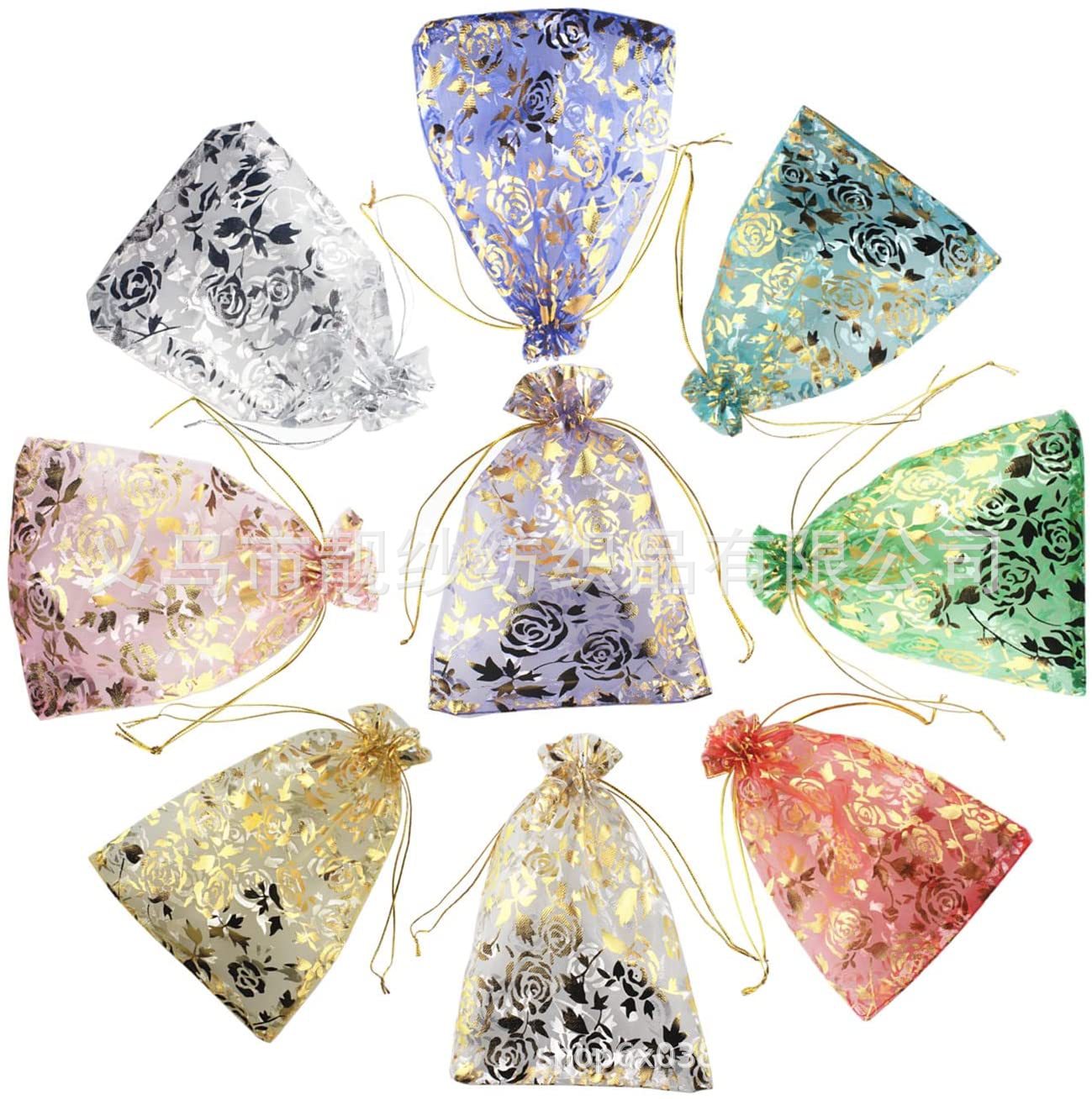 10 цветов роз разных цветов; 7*9