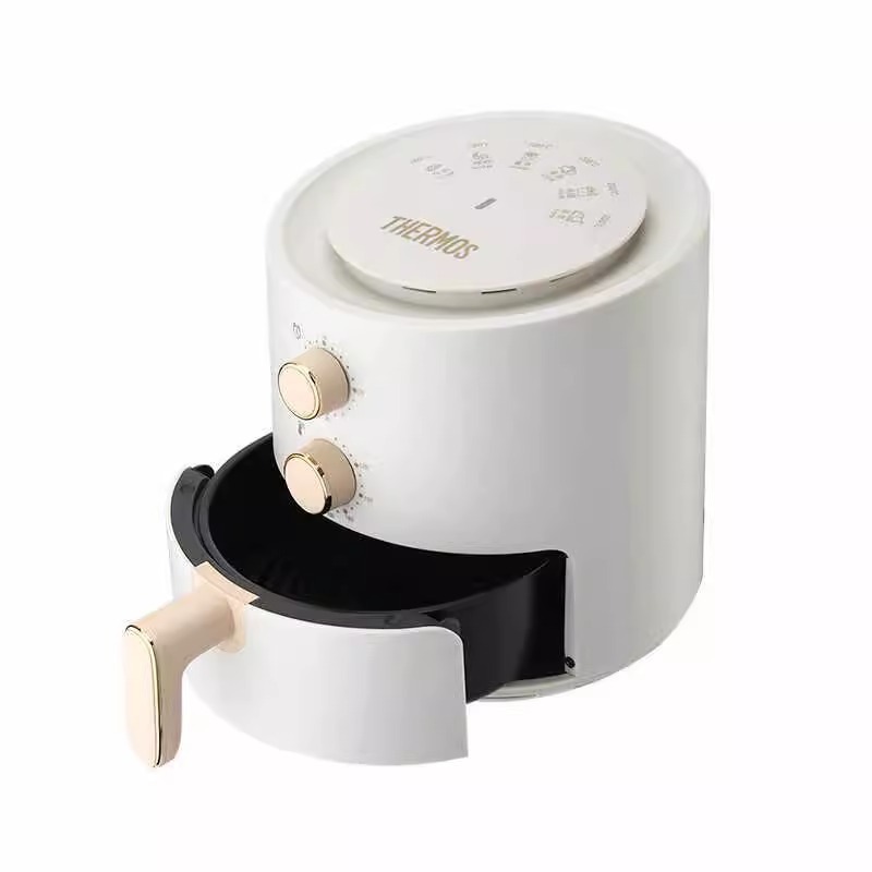 膳魔师 EHA-5711A-W Mini multifunctional air fryer oil-free electric fryer with precise temperature control 1.3L
