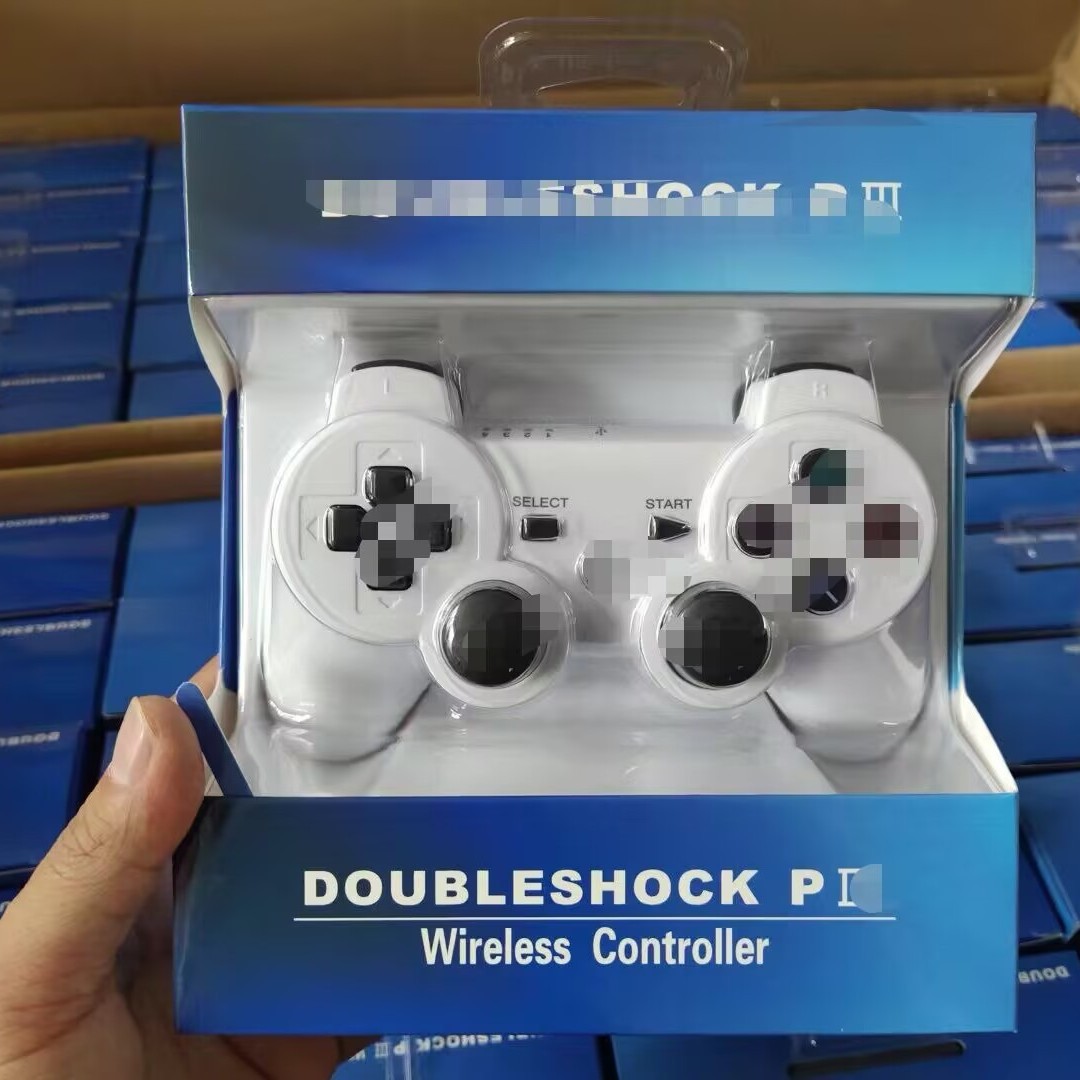 Manejador de juegos p4 explosivo transfronterizo Versión europea y americana Manejador de juegos P4 de seis ejes para computadora Manejador de juegos inalámbrico Bluetooth p4