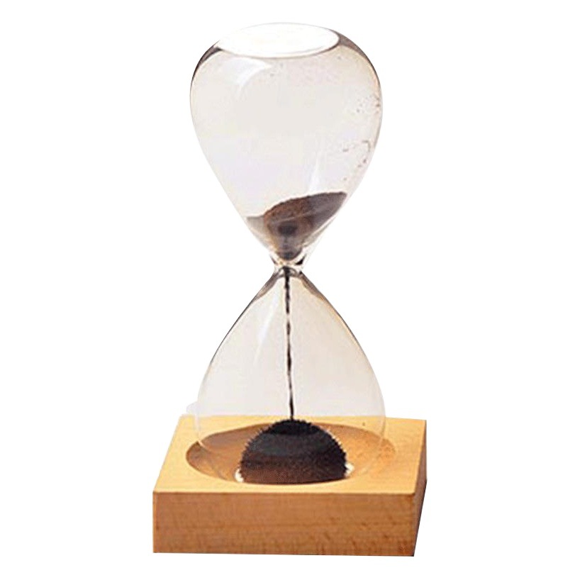Reloj de arena magnético creativo reloj de arena imán magnético regalo de cumpleaños decoración creativa reloj de arena