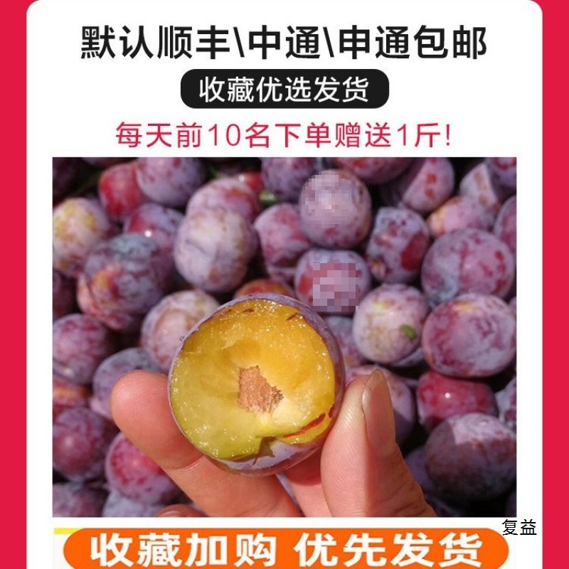 Wenchuan Crisp Red Plum Fresh Pit-Free Fruit Crisp Nai Plum Mountain Half Green Red Pregnant Sweet May Sichuan 2