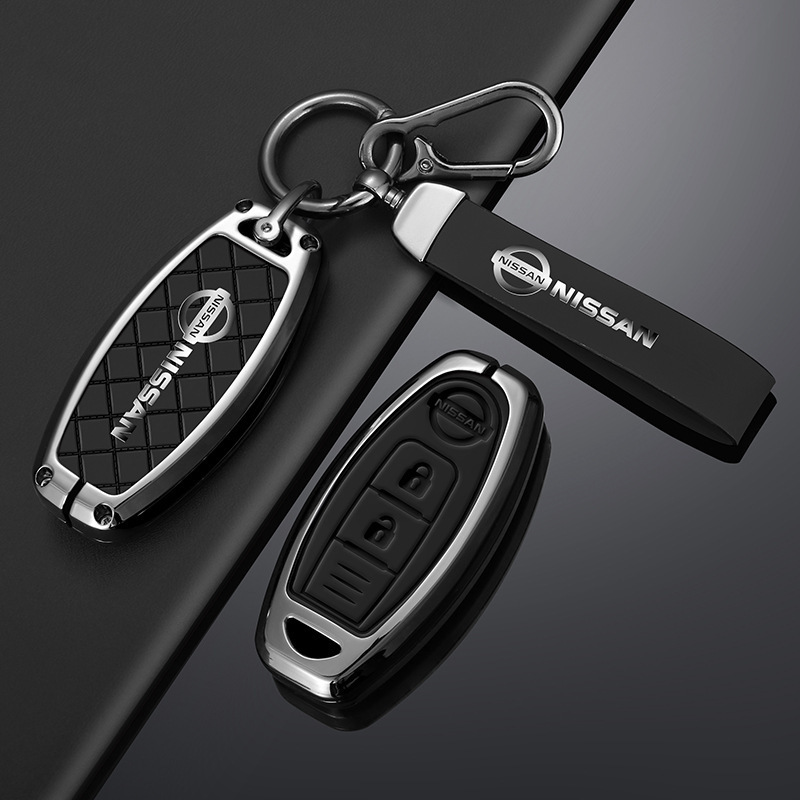 Suitable for Nissan Key Cover X-Trail Tiida Jinqi Tuda Nissan 14Th Generation Sylphy Teana Murano High-End Key Bag Suitable for Nissan Key Cover X-Trail Tiida Jinqi Tuda Nissan 14Th Generation Sylphy Teana Murano High-End Key Bag