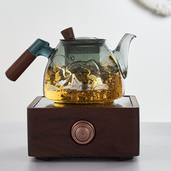 New thickened high borosilicate glass teapot household electric ceramic stove special teapot high temperature resistant tea boiler heat resistant