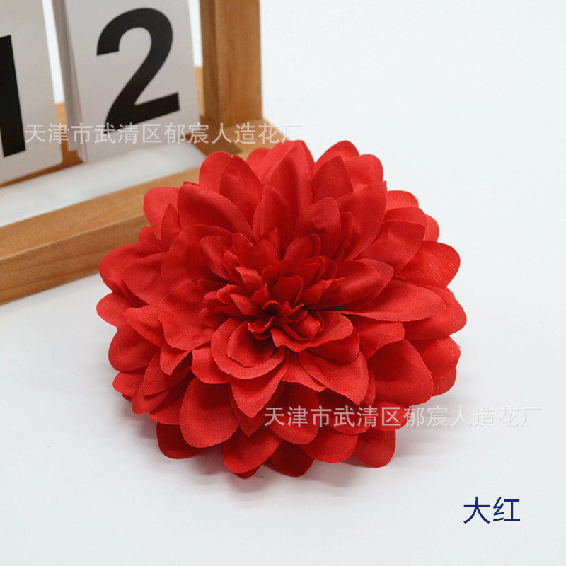 Pintura al óleo de flores de crisantemo simulación de flores de crisantemo de crisantemo DiDi sombrero sombrero de sol decoración flor caja de flores image 11