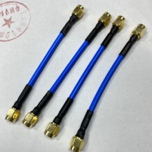RG402蓝色半柔高频射频馈线 SMA内螺内针直公头转SMA内螺内针直公