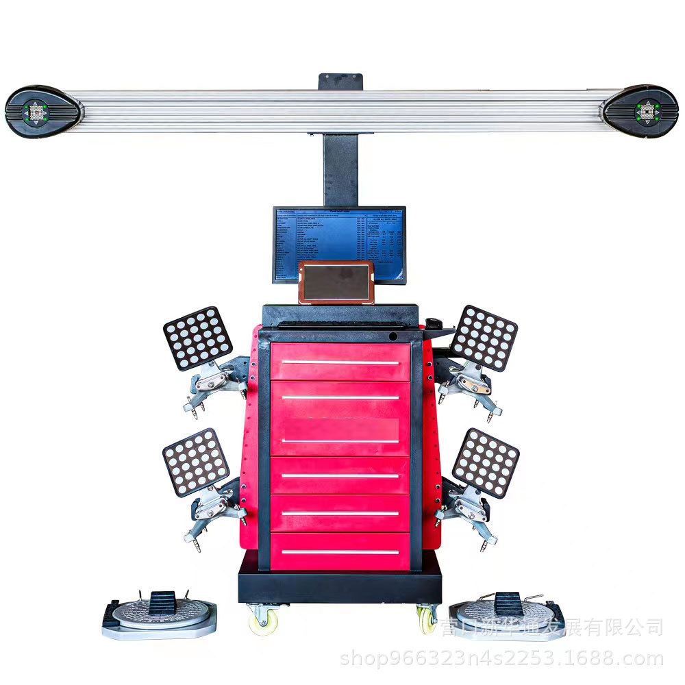 Coche 3D cuatro ruedas localizador Equipo conjunto completo de cuatro ruedas máquina de posicionamiento gran cizalla