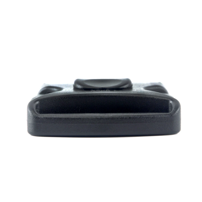 Ecological safe plastic belt bag with clasp, 51mm